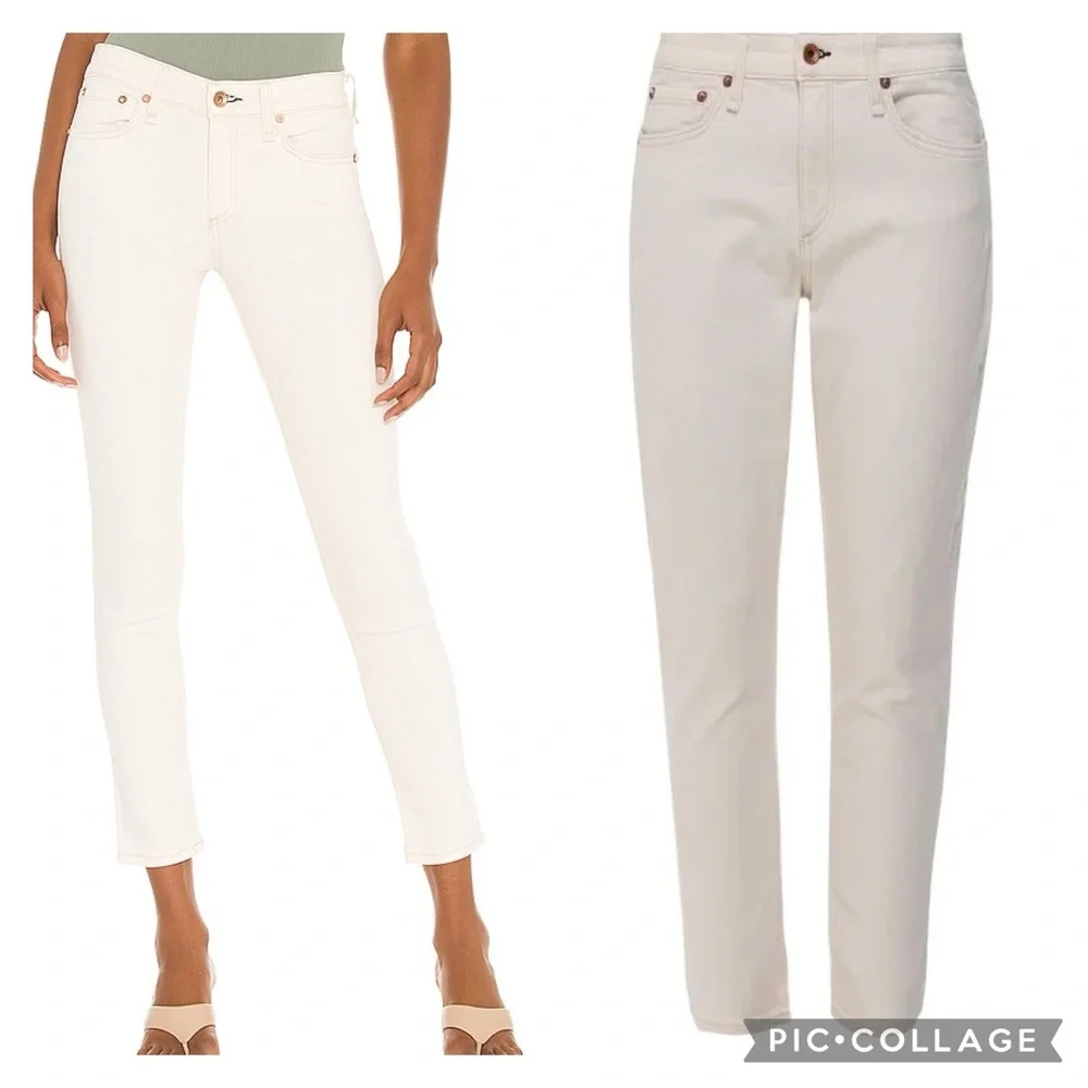 Rag & Bone "Cate” Mid-Rise Ankle Skinny Jeans - Picture 3 of 14